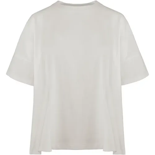 Weiße Baumwoll Box T-shirt Damen - BomBoogie - Modalova