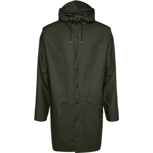 Long Jacket , male, Sizes: L, S - Rains - Modalova