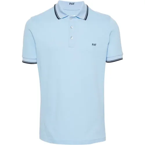 Polo Shirts , Herren, Größe: 3XL - Fay - Modalova