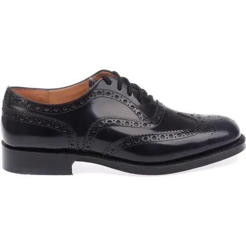 Lace-up Shoe, Light Navy , male, Sizes: 6 1/2 UK - Church's - Modalova