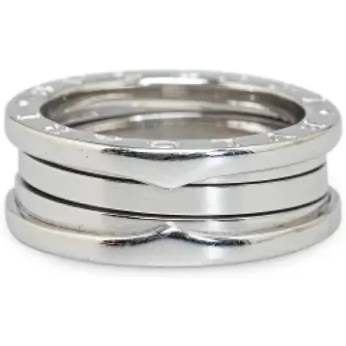 Pre-owned White Gold rings , female, Sizes: ONE SIZE - Bvlgari Vintage - Modalova