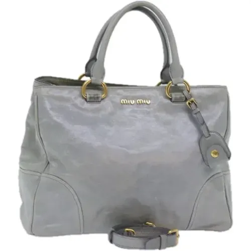 Pre-owned Leder Handtaschen , Damen, Größe: ONE Size - Miu Miu Pre-owned - Modalova