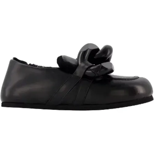 Leather Chain Loafers , female, Sizes: 2 UK - JW Anderson - Modalova