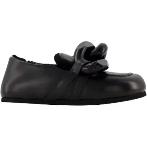 Leather Chain Loafers , female, Sizes: 3 UK - JW Anderson - Modalova