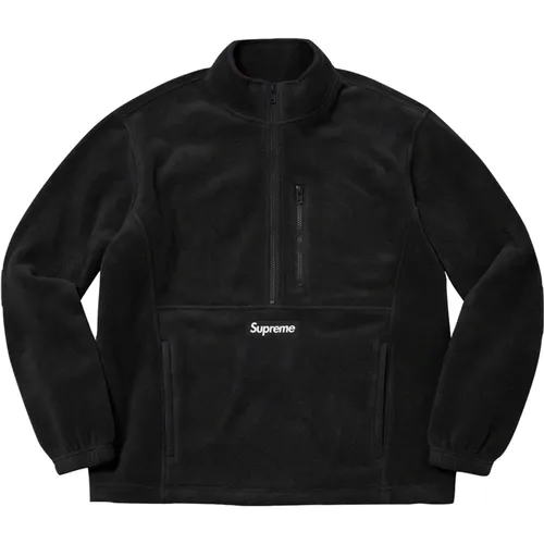 Limitierte Auflage Half Zip Pullover Schwarz - Supreme - Modalova