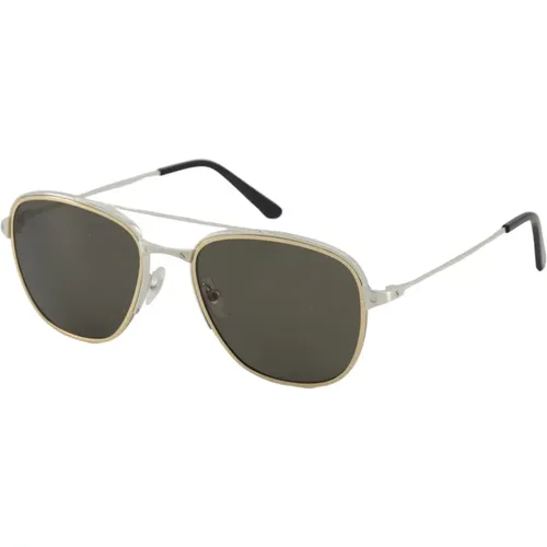 Pilot Optical Silver Sunglasses , female, Sizes: ONE SIZE - Cartier - Modalova