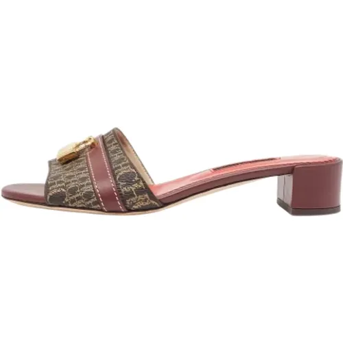 Pre-owned Coated canvas sandals , female, Sizes: 5 UK - Carolina Herrera Pre-owned - Modalova