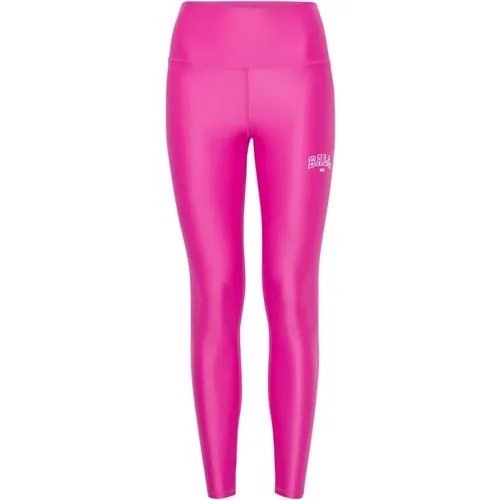 Hellrosa Sportleggings Stilvoll Bequem , Damen, Größe: XS - Ball - Modalova