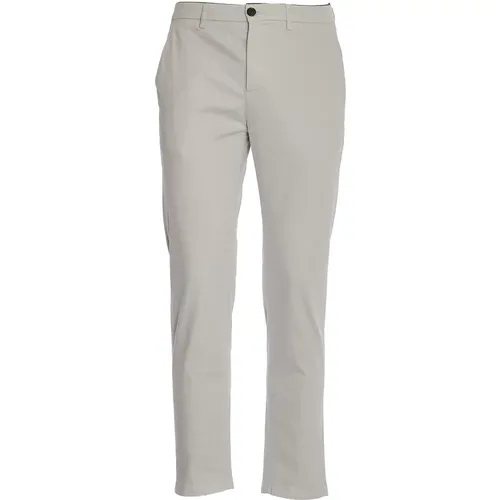 Slim Chino Trousers in Mastic , male, Sizes: W29, W35, W31, W33, W30, W34, W32 - Department Five - Modalova