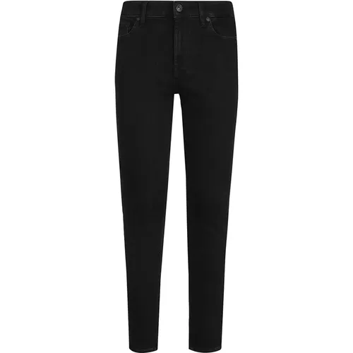 Skinny Fit Jeans mit Frontverschluss - 7 For All Mankind - Modalova