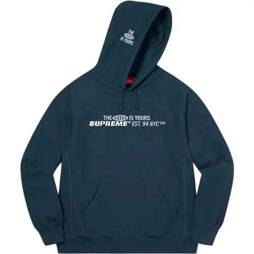 Exklusive World Is Yours Kapuzenpullover Navy - Supreme - Modalova