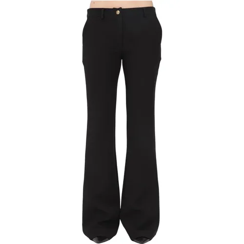 Schwarze elegante Damenhose - Versace Jeans Couture - Modalova