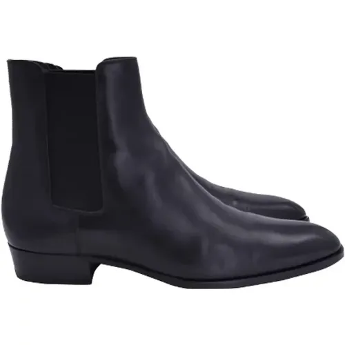 Pre-owned Leather boots , male, Sizes: 12 UK - Yves Saint Laurent Vintage - Modalova