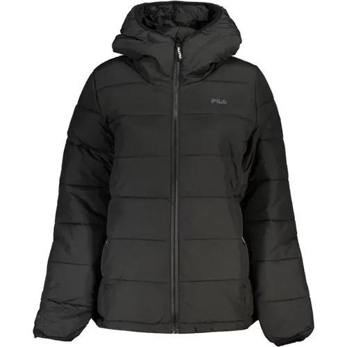 Stilvolle Kapuzenjacke mit Logo , Damen, Größe: S - Fila - Modalova