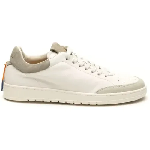 Leather Lace-Up Sneakers Ss24 , male, Sizes: 7 UK, 6 UK, 9 UK - Barracuda - Modalova