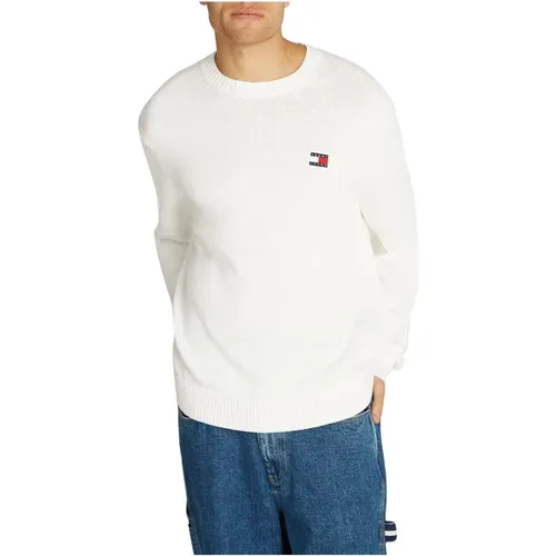 Sweater Regular Badge , male, Sizes: XS, L, M, S, XL - Tommy Jeans - Modalova