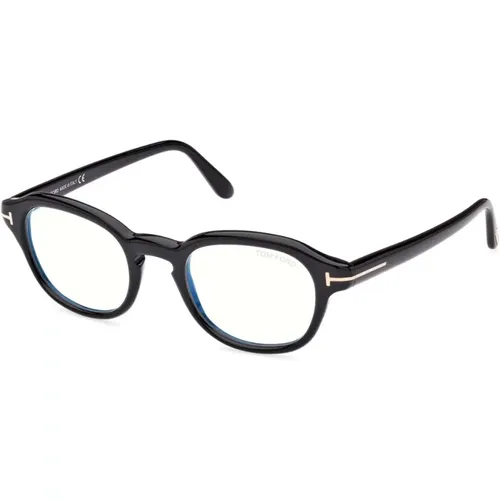 Elevate Your Style with These High-Quality Celluloid Eyeglasses , male, Sizes: 49 MM - Tom Ford - Modalova