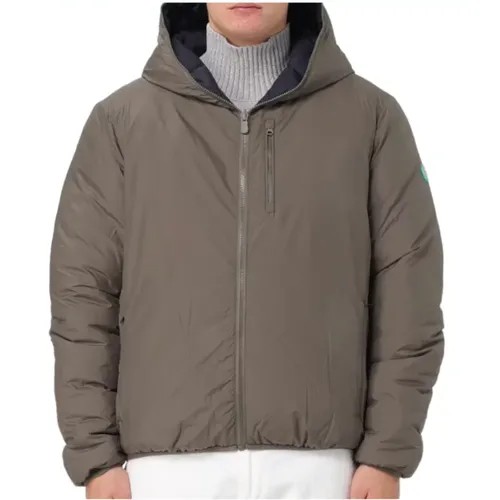 Reversible Hooded Coat , male, Sizes: M, L, XL - Save The Duck - Modalova