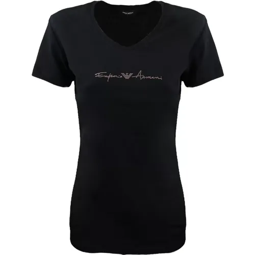 Men Cotton T-Shirt , female, Sizes: L - Emporio Armani - Modalova