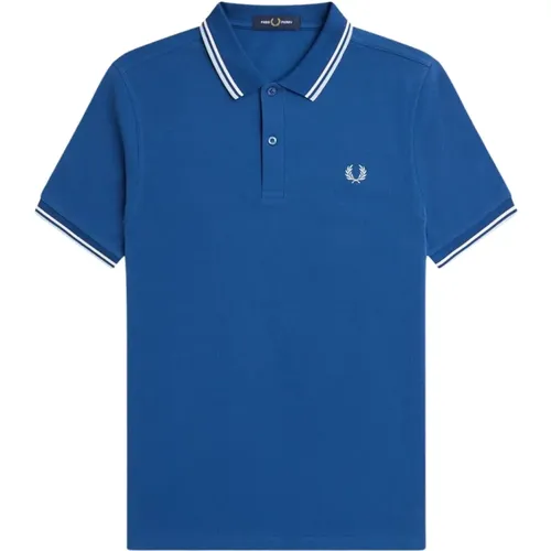 Double Stripe Polo Shirt , male, Sizes: XL, M, L, S - Fred Perry - Modalova