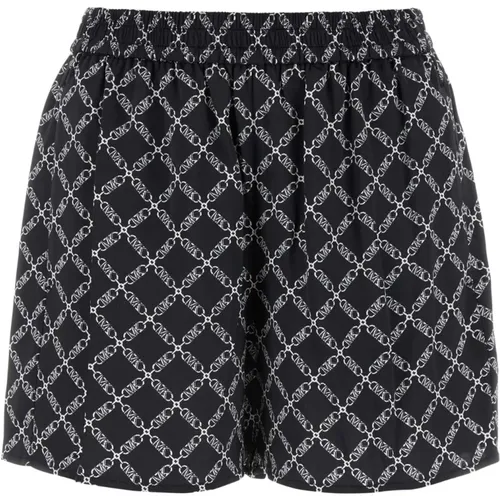 Printed satin shorts , female, Sizes: S, L, M, XL - Michael Kors - Modalova