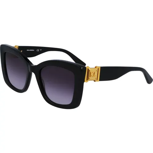 Stylische Sonnenbrille Kl6139S Schwarz , unisex, Größe: 53 MM - Karl Lagerfeld - Modalova