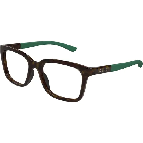 Stilvolle Brille in Schwarz , Herren, Größe: 52 MM - Gucci - Modalova