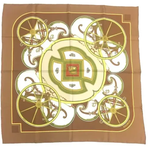 Pre-owned Silk scarves , female, Sizes: ONE SIZE - Hermès Vintage - Modalova