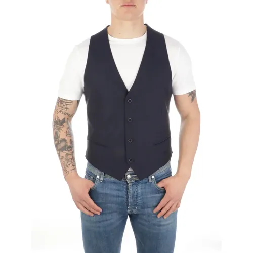 Business Vest , male, Sizes: M - Emporio Armani - Modalova