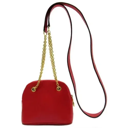 Pre-owned Gold Leather Celine Shoulder Bag , female, Sizes: ONE SIZE - Celine Vintage - Modalova