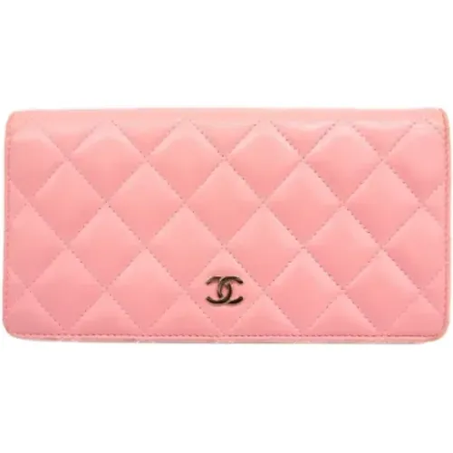 Pre-owned Leather wallets , female, Sizes: ONE SIZE - Chanel Vintage - Modalova