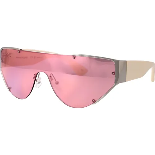 Stylische Sonnenbrille Am0447S - alexander mcqueen - Modalova