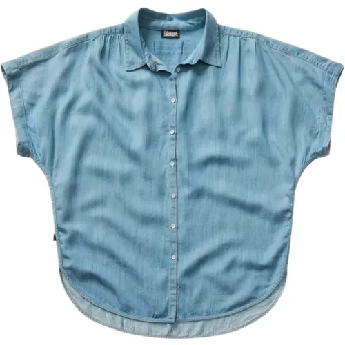 Stilvolles Hemd , Damen, Größe: XS - Blauer - Modalova