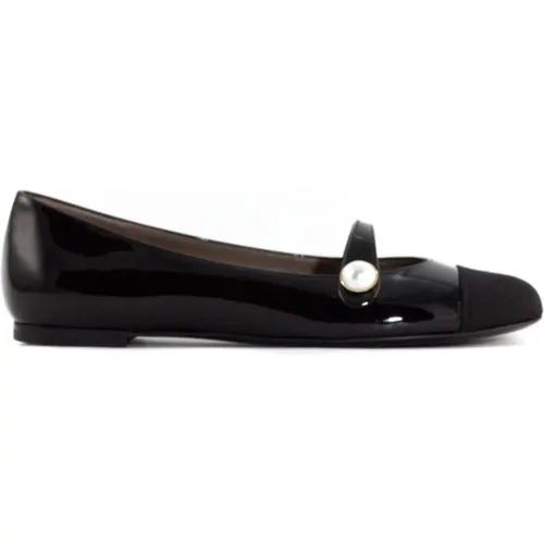 Leather Ballerina Shoes , female, Sizes: 4 1/2 UK - Roberto Festa - Modalova