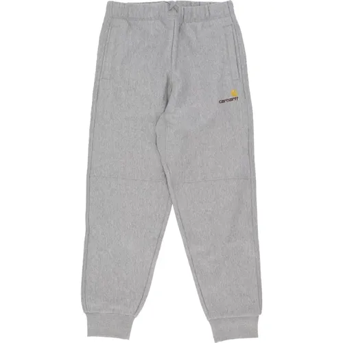 Script Jogging Sweatpants Grau Heather , Herren, Größe: L - Carhartt WIP - Modalova