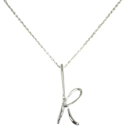 Pre-owned Silver necklaces , female, Sizes: ONE SIZE - Tiffany & Co. Pre-owned - Modalova