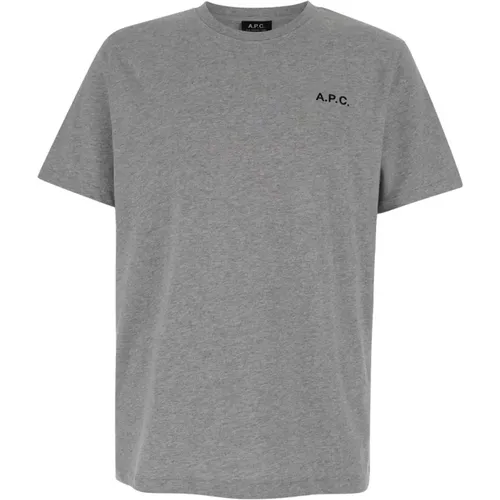 T-shirts and Polos Grey , male, Sizes: XL, M, S - A.p.c. - Modalova