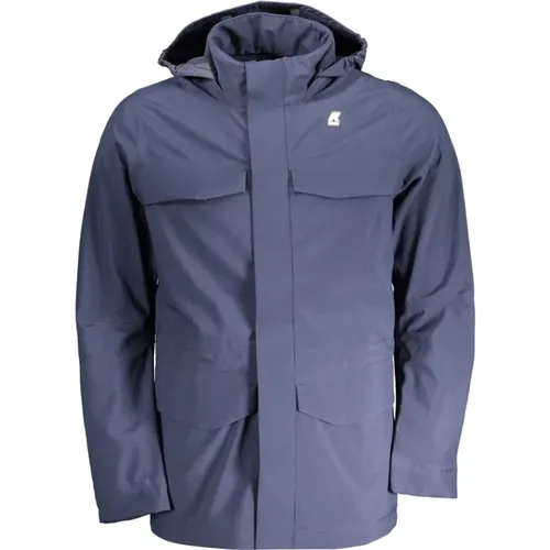 Sportliche Kapuzenjacke Blau K-Way - K-way - Modalova