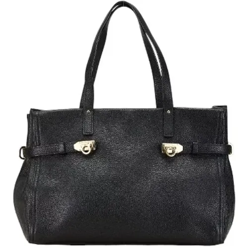 Pre-owned Leather shoulder-bags , female, Sizes: ONE SIZE - Salvatore Ferragamo Pre-owned - Modalova