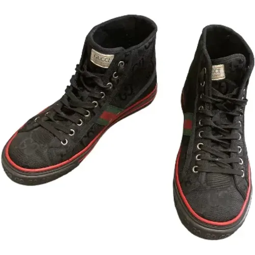 Pre-owned Canvas sneakers , female, Sizes: 9 1/2 UK - Gucci Vintage - Modalova