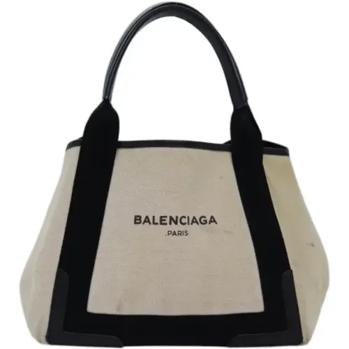 Pre-owned Canvas handbags , female, Sizes: ONE SIZE - Balenciaga Vintage - Modalova