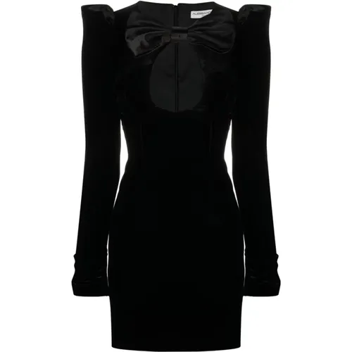 Velvet Mini Dress , female, Sizes: XS - Alessandra Rich - Modalova