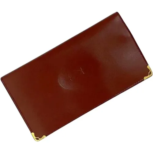 Pre-owned Leather wallets , female, Sizes: ONE SIZE - Cartier Vintage - Modalova