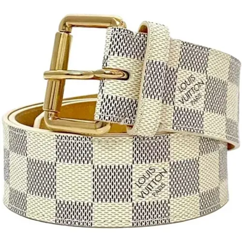 Pre-owned Canvas belts , female, Sizes: ONE SIZE - Louis Vuitton Vintage - Modalova