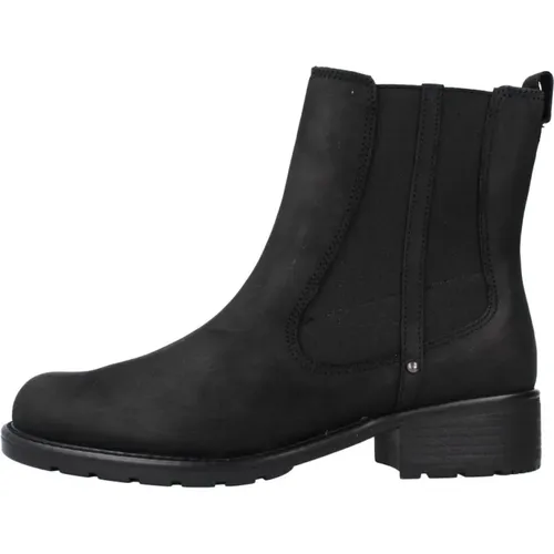 Chelsea Boots , Damen, Größe: 39 1/2 EU - Clarks - Modalova