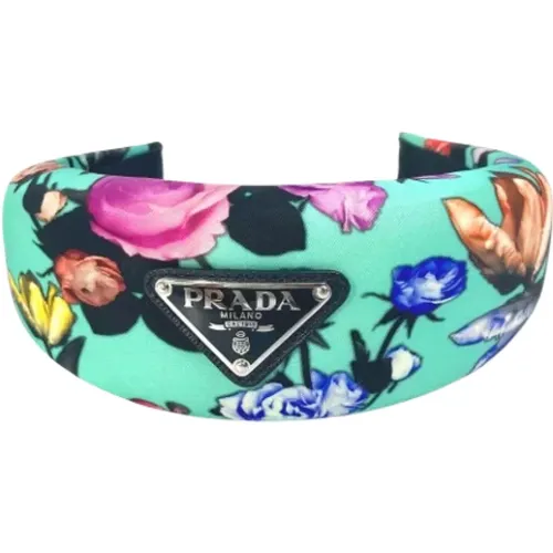 Pre-owned Fabric hair-accessories , female, Sizes: ONE SIZE - Prada Vintage - Modalova