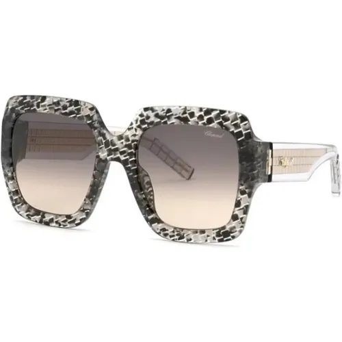 Fashion Sunglasses Smoke Gradient Pink , female, Sizes: 55 MM - Chopard - Modalova