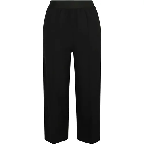 Wide-Leg Cropped Trousers , female, Sizes: 2XS - Stella Mccartney - Modalova