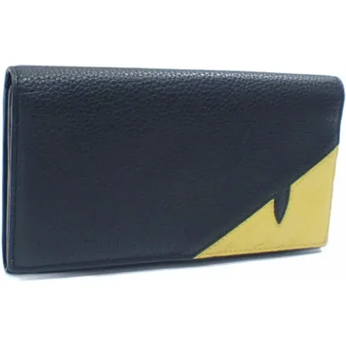 Pre-owned Leather wallets , male, Sizes: ONE SIZE - Fendi Vintage - Modalova