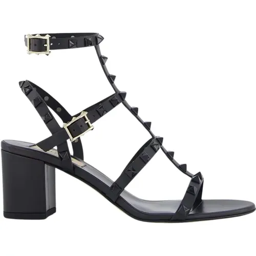 Rockstud Ankle Strap Sandals , female, Sizes: 2 UK - Valentino Garavani - Modalova